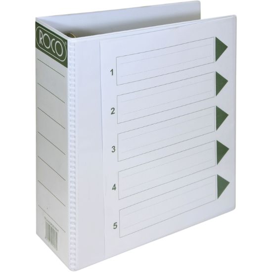 Picture of BINDER VIEW   A4 3D RING   2.5"  SPINE CAPACITY WHITE