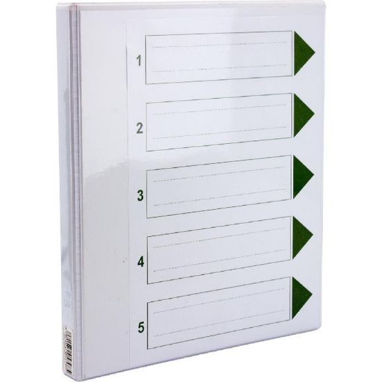 Picture of BINDER VIEW   A4 2D RING   0.5"  SPINE CAPACITY WHITE