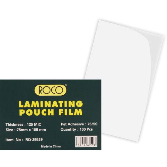 صورة روكو Thermal Laminating Film، A7، 125 ميكرون، شفاف