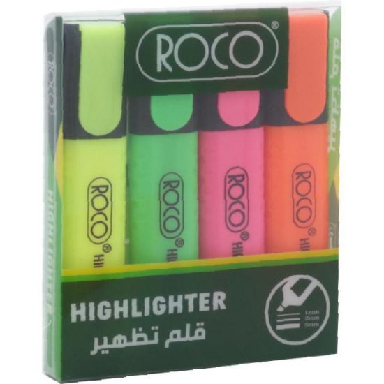 Picture of HIGHLIGHTER  ASST 4 COLOR, Roco