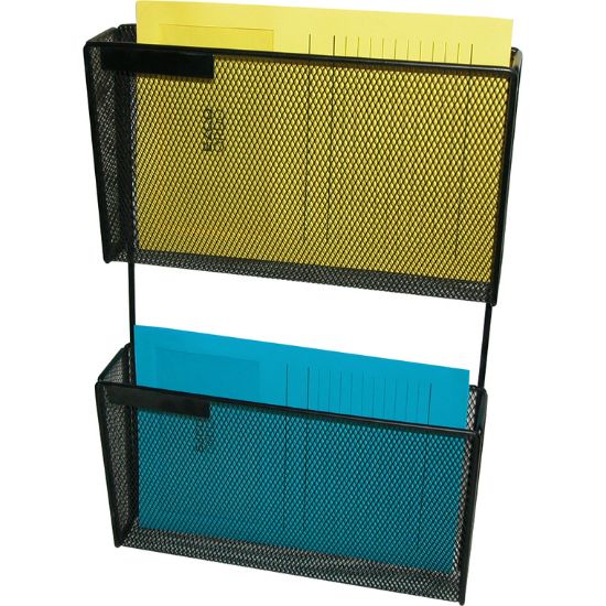 Picture of FILE WALL POCKET POSTMASTER   34CMX8CMX50CM BLACK