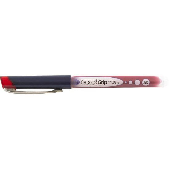 Picture of PEN ROLLER 0.7MM CONE GRIP RED