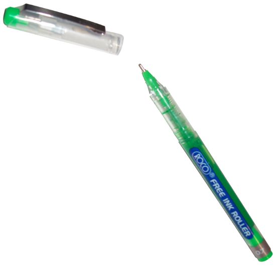 Picture of PEN ROLLER 0.7MM BLE TRCAP NP GREEN