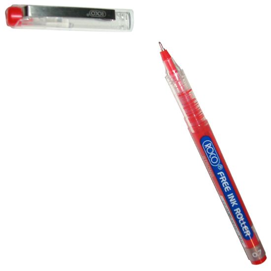 Picture of PEN ROLLER 0.7MM BLE TRCAP NP RED