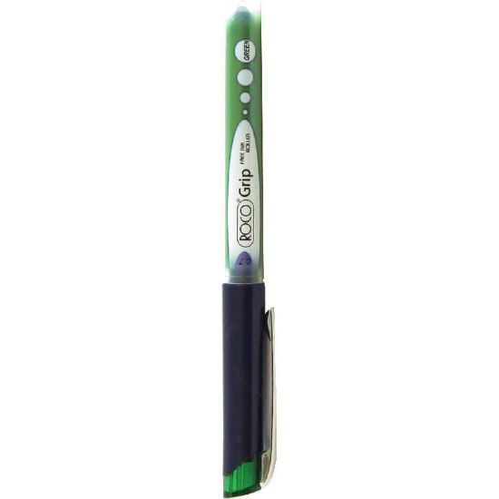 Picture of PEN ROLLER 0.7MM CONE GRIP GREEN