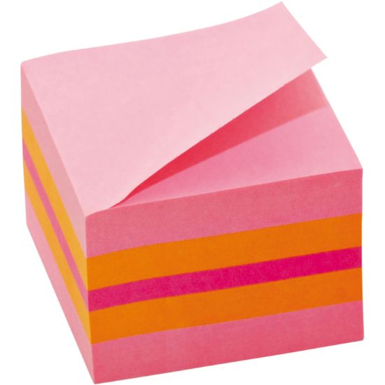Picture of POST-IT MCUBE 2X2" 400 Notes, Orange;Pink;Red