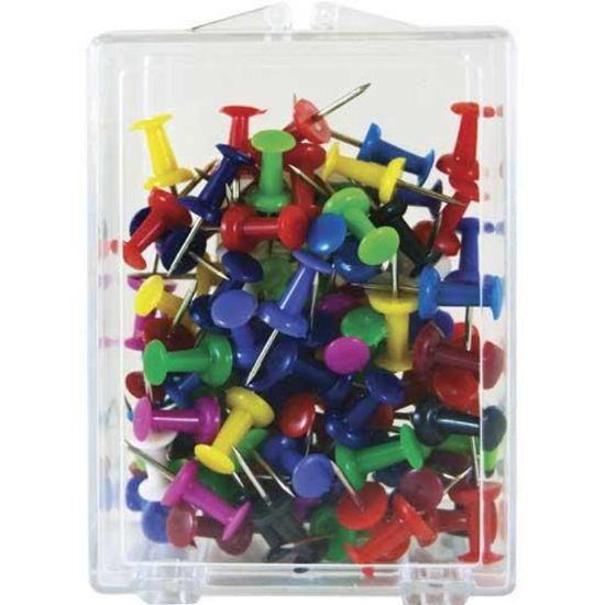 Picture of PUSHPINS PLASTIC 100PCS/PK