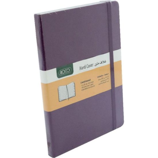 Picture of Roco Notebook
Embossed Elastic Band 14 X 20 cm 160 Pages (80 sheets)
Lined Purple