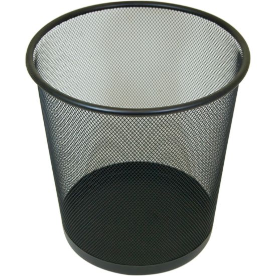 Picture of WASTEBASKET IRON MESH BLACK