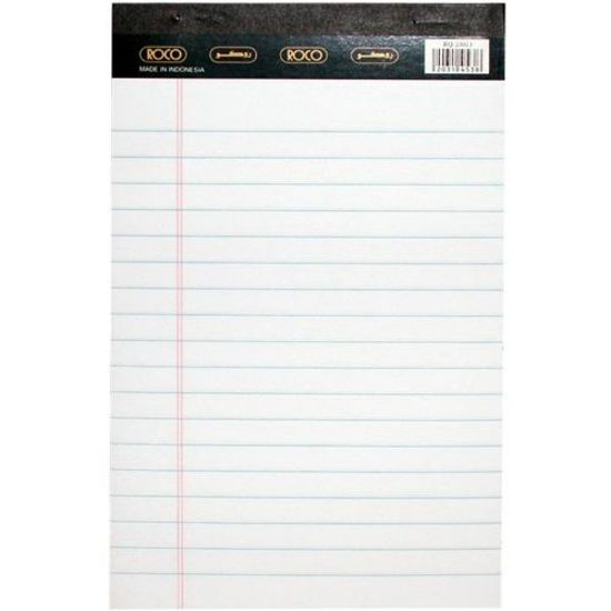 Picture of WRITING PAD WHITE  SIZE 5X8"  50 SHEETS , SMALL