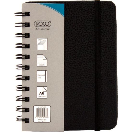 Picture of NOTEBOOK SPIRAL A6 HARD COVER