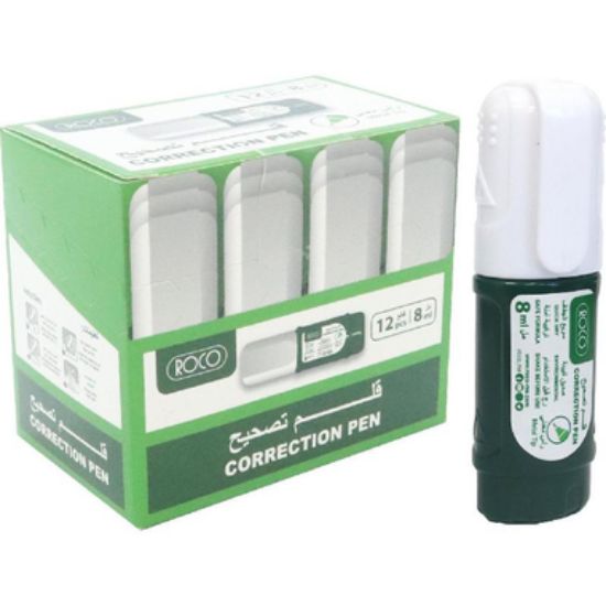 Picture of PEN CORRECTION FLUID 8ML, 1 mm Metal Frame Round Tip