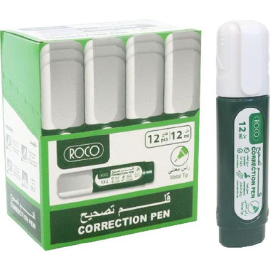 Picture of PEN CORRECTION FLUID 12ML, 1 mm Metal Frame Round Tip