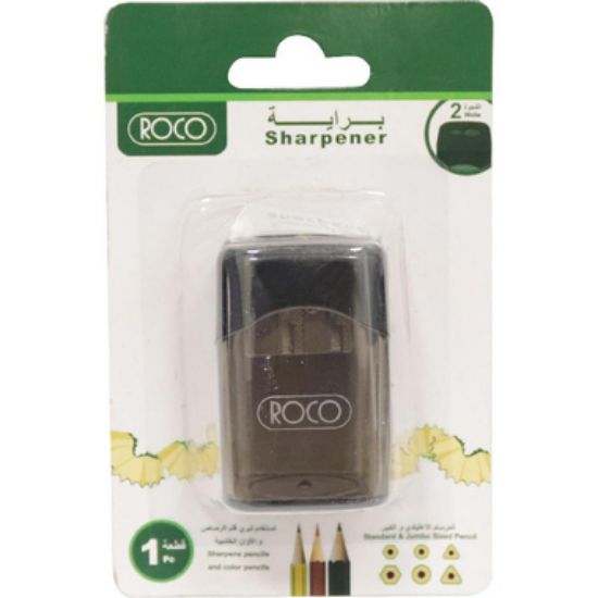Picture of SHARPENER 2HOLE SQUARE BLACK