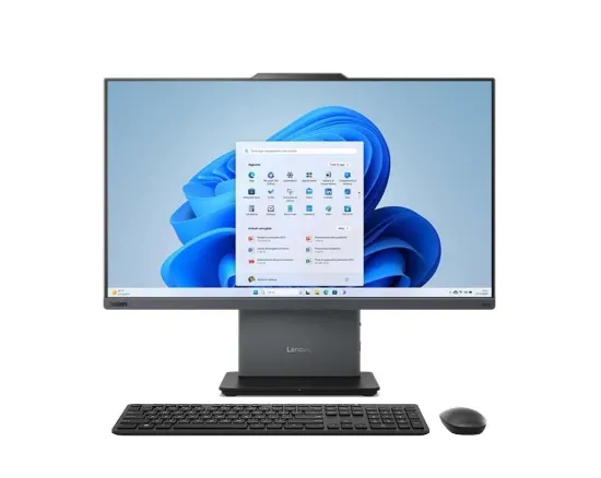 Picture of Lenovo ThinkCentre Neo 50a 27" AIO, i5-13420H, 8GB, 512GB SSD, Intel UHD, FreeDOS, Luna Grey