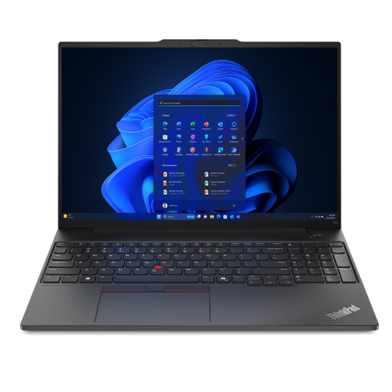صورة لينوفو ThinkPad E16، Ultra 7-155H، 16GB DDR5، 1TB SSD، Intel Arc، شاشة 16" WUXGA IPS، FreeDOS