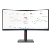 Picture of Lenovo ThinkVision  T34w-30 34 inch Ultrawide QHD Curved Monitor