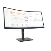 Picture of Lenovo ThinkVision  T34w-30 34 inch Ultrawide QHD Curved Monitor