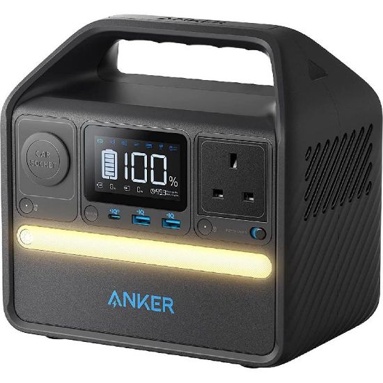 Picture of Anker 521 Portable Power Station (PowerHouse 256Wh) Black