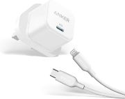 صورة أنكر شاحن باوربورت III بقدرة 20 واط USB C مع كابل C L أبيض