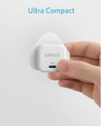 صورة أنكر شاحن باوربورت III بقدرة 20 واط USB C مع كابل C L أبيض