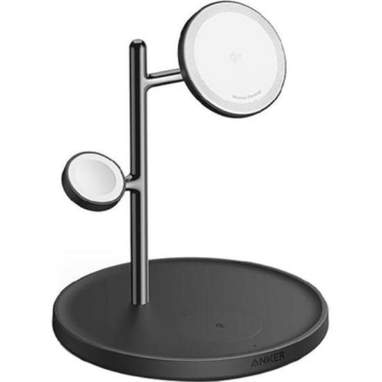 Picture of MagGo Wireless Charging Station (15W, Foldable 3-in-1)