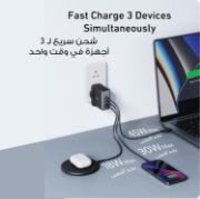 Picture of Anker - Charger - Nano II - 100W - 3 ports 2- USB-C & 1 USB-A - Black