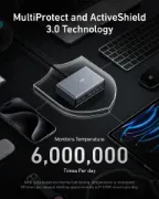 صورة أنكر شاحن Prime بقدرة 200 واط 6 منافذ GaN فضي