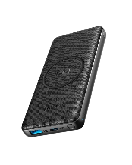 صورة أنكر باور بانك لاسلكي باور كور III سينس 10000 مللي أمبير أسود