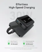 Picture of Anker Power Bank (10K, 30W, Built-In USB-C Cable) B2B - UN (excluded CN, Europe) White Iteration 1