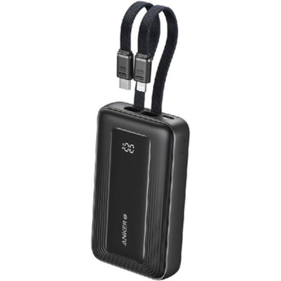 Picture of Anker Power Bank (20K, 30W, Built-In USB-C and Lightning Cable)