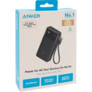 Picture of Anker Power Bank (20K, 30W)1) 20000mAh2) USB-C1/ C2: 30W Max3) USB-A: 22.5W Max4) Total: 24W Max