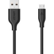 Picture of Anker - Cable - PowerLine Micro-USB to USB-A - 6ft - Black1) Connectivity2Micro USB3) 6 ft