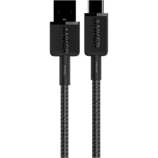 Picture of Anker 322 USBA to USBC Cable (3ft, Nylon) Black