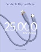 Picture of Anker - Cable - PowerLine III Flow - USB-C to Lightning - 3ft - Purper