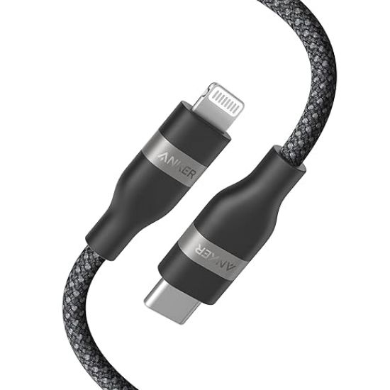 Picture of Anker USB-C to Lightning Cable (6ft, PCR-braided) B2C - UN Black Iteration 2