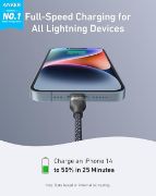 Picture of Anker USB-C to Lightning Cable (6ft, PCR-braided) B2C - UN Black Iteration 2