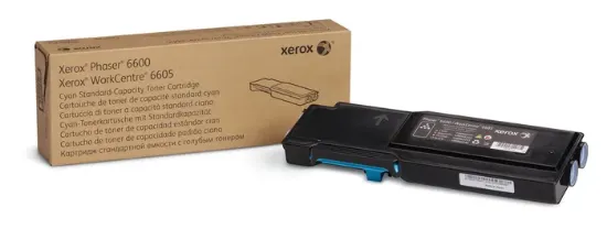 Picture of Xerox 6600, 6605, Standard Capacity Cyan Print Cartridge (2,000 pages)