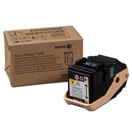 صورة زيروكس خرطوشة حبر أصفر بسعة عادية لطابعة 7100 – 4,500 صفحة