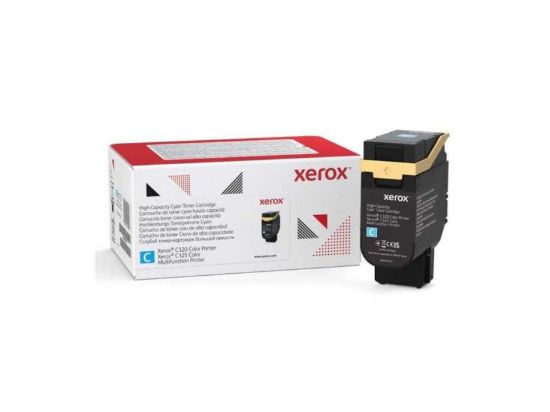 Picture of Xerox High-Capacity Cyan Toner Cartridge (5.5K)