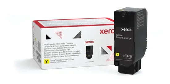 Picture of Xerox High Capacity Yellow Toner Cartridge C625 (16K) (Only for C625, and not applicable for C620)