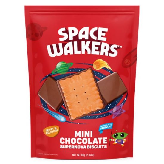 صورة قطع بسكويت مغطاة بشوكولاتة بالحليب [ 12 حبة ]