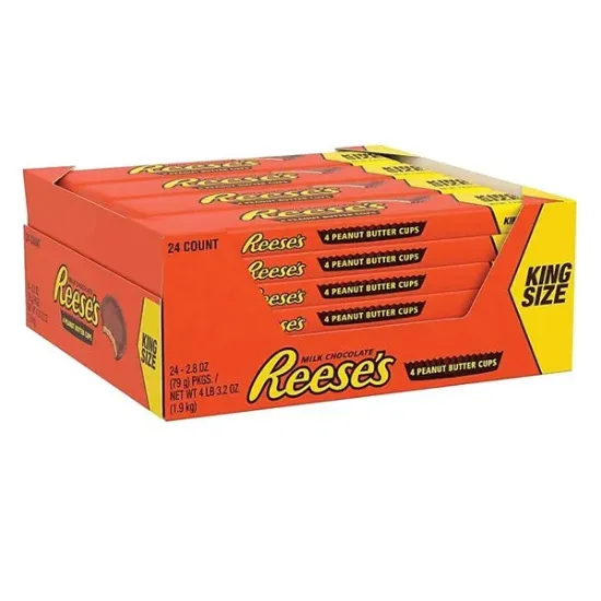 Picture of Peanut Butter Cup King Size 4 Cup [6 Packs x 24 Pcs] 