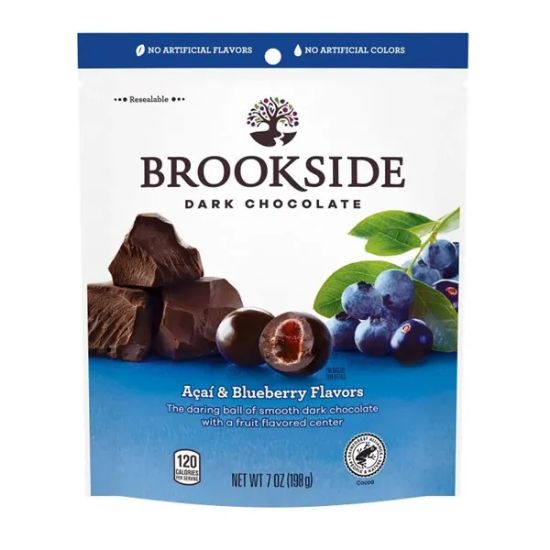 صورة بروكسايد شوكولاتة داكنة بنكهة الأساي والتوت الأزرق (198جم)