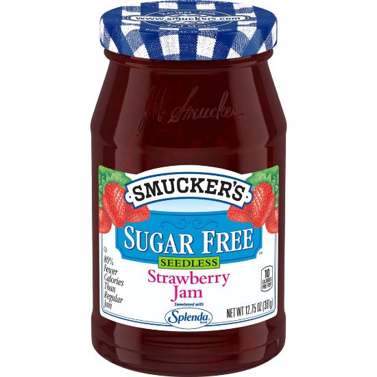 Picture of Smucker's Seedless Sugar-Free Strawberry Jam (360g) || سماكرز مربى الفراولة منزعة البذور - خالي من السكر (360جم)