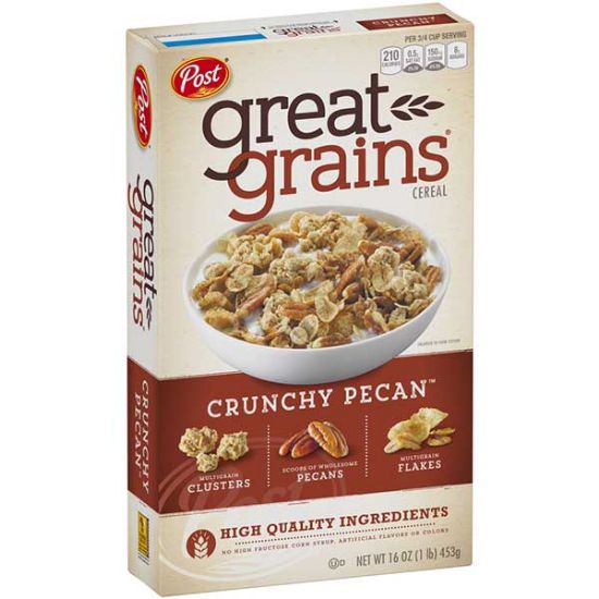 Picture of Great Grains Breakfast Cereal with Crunchy Pecan (453g) || حبوب إفطار جريت جرينز مع مكسرات جوز البقان (453جم)