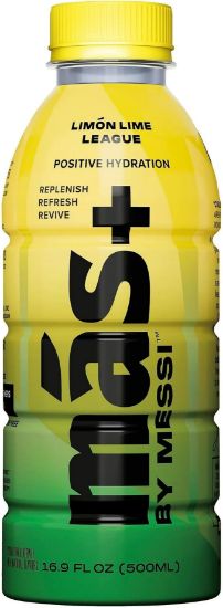 Picture of Mas+ by Messi – Limón Lime League (500ml)   || ماس+ من ميسي مشروب بنكهة الليمون والليمون الأخضر (500مل)