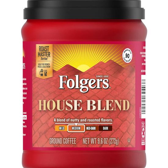 Picture of Folgers House Blend Ground Coffee (272 g) || قهوة فولجرز مطحونة - متوسطة التحميص مزيج منزلي (272جم)