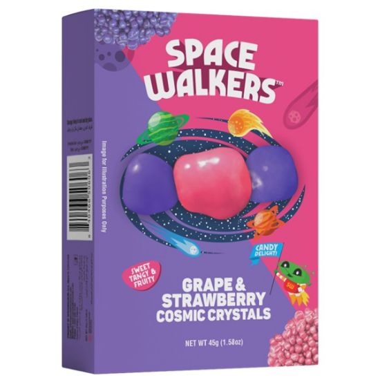 Picture of Grape & Strawberry Cosmic Crystals [6 Packs x 12 Pcs] 