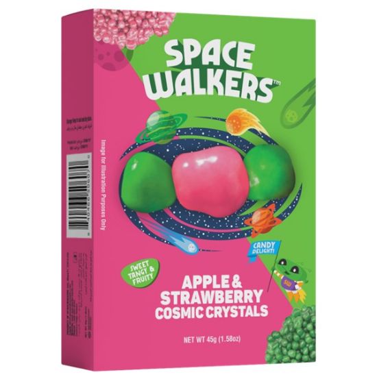 Picture of Apple & Strawberry Cosmic Crystals [6 Packs x 12 Pcs]